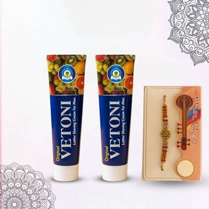 VETONI COLLEGE BOY BLUE shaving cream for mens 120GMS with rakhi