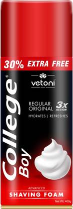 VETONI COLLEGE BOY Advanced shaving foam 3X action-regular skin(pack of 1)400ML