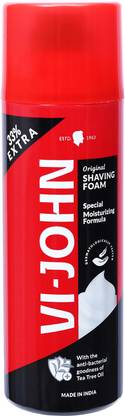 VI-JOHN Special Moisturizing Formula Red Shaving Foam | Clean & Hydrated skin
