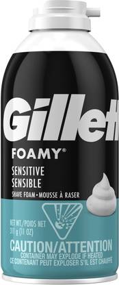 Gillette Foamy Sensitive Shave Foam, Sensitive Skin (Made In U.S.A)