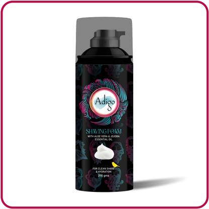 adigo Shaving Foam With Aloe Vera & Jojoba Essential Oil  (200 g)