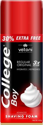 VETONI COLLEGE BOY Advanced shaving foam 3X action-regular skin(pack of 1)400ML