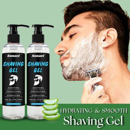 Sonavi Non Foaming Shaving Gel For Smooth Shave