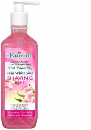 Kamill Professional Non Foaming Skin Whitening Shaving Gel For Irritation Free Shave