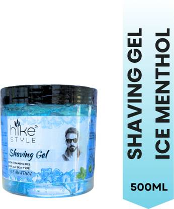 HIKE STYLES Shaving Gel 500ML , Non Foaming Shaving Gel 500ml (MENTHOL)