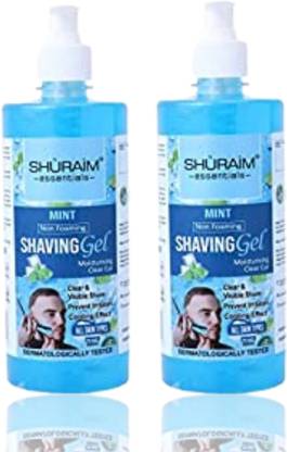 shuraim essentials Mint Shaving Gel Non Foaming Clear Cut Professional