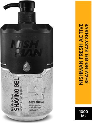 Nishman Fresh Active Easy Shave Moisturizing Effect Non Foaming Shaving Gel 1000 ML