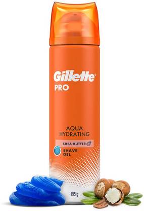 Gillette Pro Shaving Gel Aqua Hydrating With Shea Butter