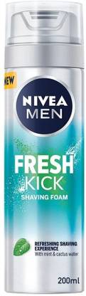NIVEA MEN FRESH KICK SHAVING FOAM (MADE IN GERMANY)