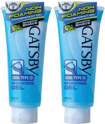 GATSBY Japan Shaving Gel - Cool Type, (Pack of 2)