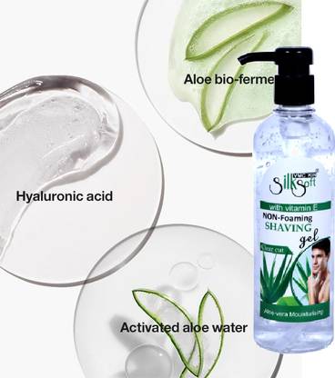 VMC KINSILK SOFT ACTION Moisturizing With ALOVERA SHEVING GEL