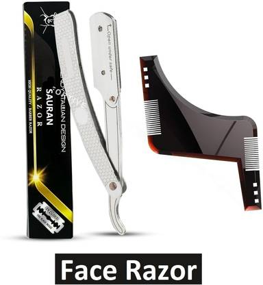 Sauran Pack of 1 Shaving Razor Folding Face Razor SRB50, Men