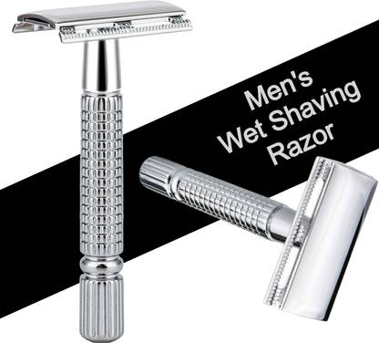 shri kanth art double edge safety Razor silver, Men & Women