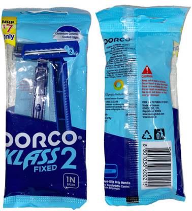 Dorco Comfort Grip Long Handle Disposable Razor (Blue), Men