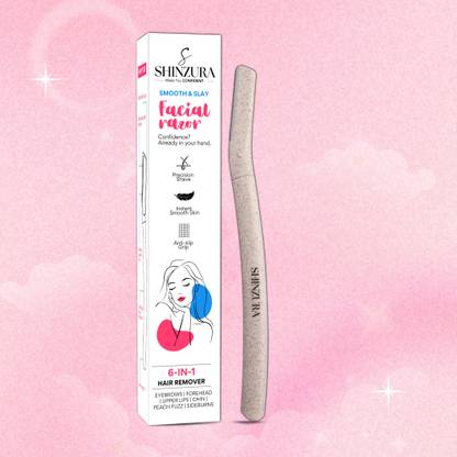 Shinzura Soft Glide Face Razor for Women – Gentle Hair Remover for Smooth Skin, Women