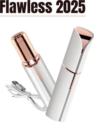 UBRONIK 2 in 1 Waxing-Free Electronic Shaver Lipstick Shape Facial Hair Remover, Women
