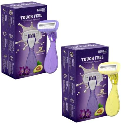 TRENDLER Touch Feel Razor Body Razor Smooth & Hassle-Free Shaving on the Go, Women