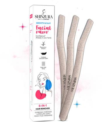 Shinzura Trim Face Razor – Safe and Reusable Face Razor for Everyday Use, Women