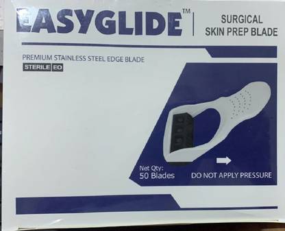 EasyGlide Surgical Skin Prep Blade (Pack of 50), Men & Women