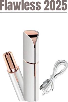 UBRONIK Facial Hair Remover & Shaver Lipstick Shape 2 in 1 Electronic Waxing-Free, Women