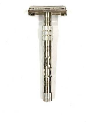 Loyalmart Brass Double Edge Smooth Shaving Razor & Best Grip(Butterfly Open Mechnism), Men
