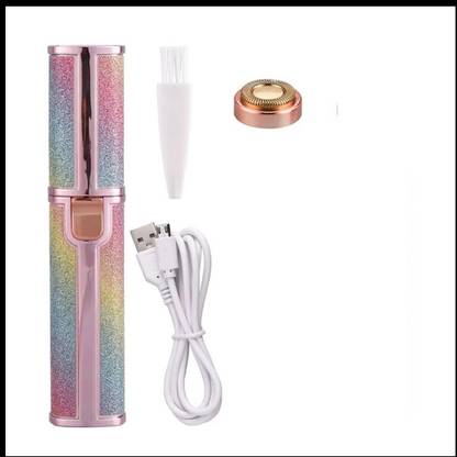 CHG 2 in 1 USB Flawless Trimmer Rainbow Trimmer for Men & Women Eyebrow Thread