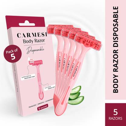 Carmesi Disposable Body Razors for Women | Safe, Hygienic & Economical, Women