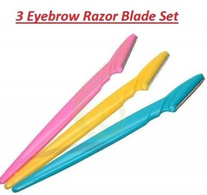 Ankev Professional Disposable Eyebrow Razor, 3 Pcs Set, Men & Women