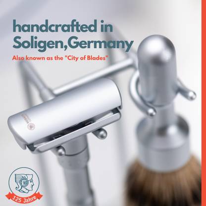 Merkur Futur 700 Germany Matte Polished Adjustable Luxury Duo Clip Safety Razor, Men, Men