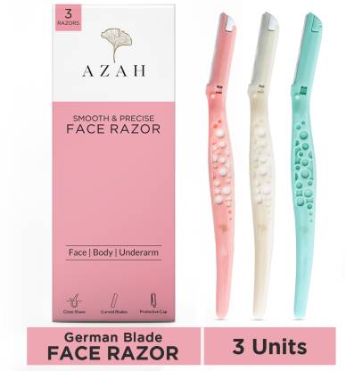AZAH Reusable German Blade Face Razor For Women-Instant & Painless Hair Removal