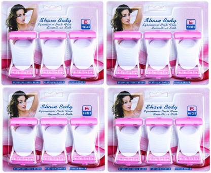 World Wide Villa Disposable Blades Body & Bikini Shaving Razor, Women