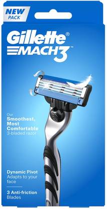 Gillette Mach3 New & Most Comfortable Blade Razor - 1 Count, Men