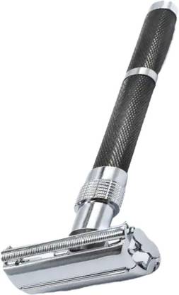 UBRONIK Advanced Double Edge Butterfly Open Safety Razor with Long Handle Grip, Men