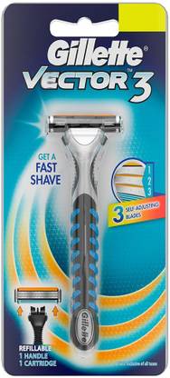 Gillette Vector 3 Shaving Razor, Men