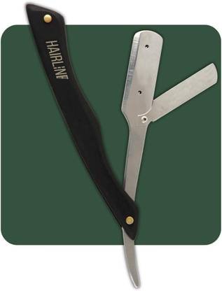 Hair line Professional Wooden Handle Barber Shaving Edge Razor, Beard Salon Cutting Ustra, Men