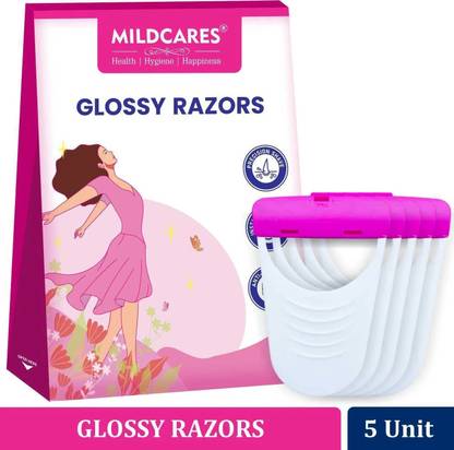 Gynocup Underarm Hair Removal Razor For Women, Girls | Easy to use | No Cut Safe & Comfortable Shaving | Water Resist (Pack of 5), Men & Women