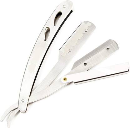 yogi Stainless Steel Razor Folding Ustra for Beard Shaving without Blade For Salon, Men