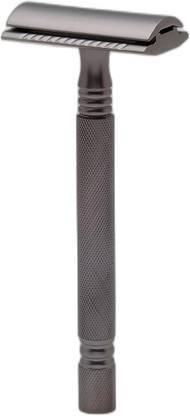 Pearl Shaving Double Edge Safety Razor (Graphite Black) - Best Shaving Razors for Men, Men