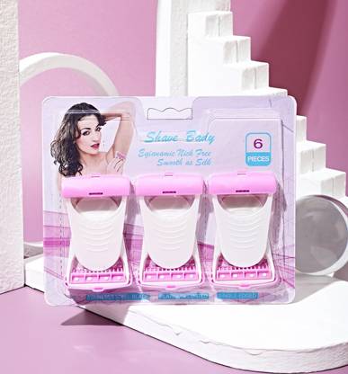 SEUNG SET OF 6 Disposable Razors Single Blade Razor for Women Travel Safety Razor, Women