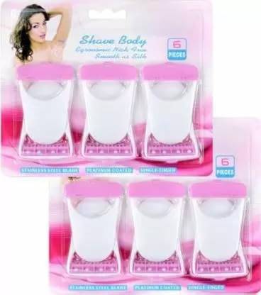 MAXES Shaving Razors for men and women (pack of 6), Men & Women