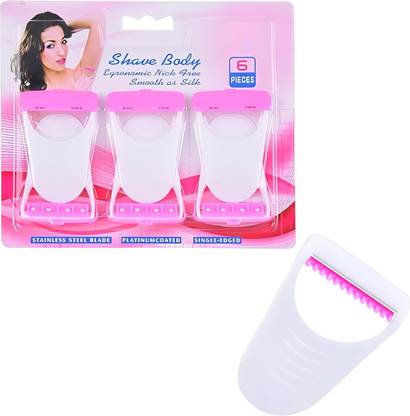 NADJA Hair Removal Mini Shaver Remover Disposable Blades, Men & Women