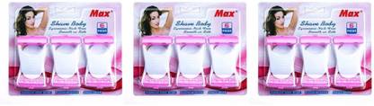 MAX shave body (Pack of 18), Men & Women