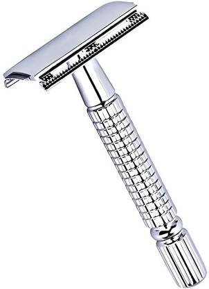 ShopCircuit Brass Double Edge Smooth Shaving Razor & Best Grip, Men