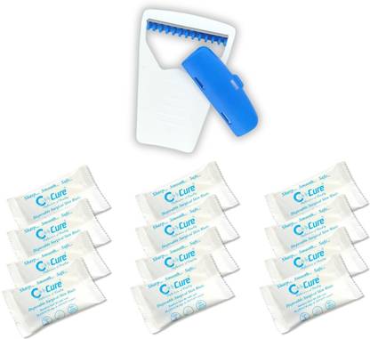 C-Cure Disposable Surgical Skin Blade Smooth | Sharp | Safe (Pack of 12), Men & Women