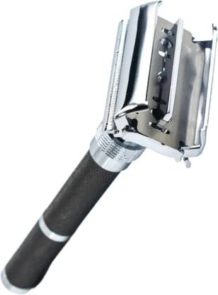 UBRONIK Butterfly Open Razor with Long Handle & Double Edge for a Luxurious Shave, Men