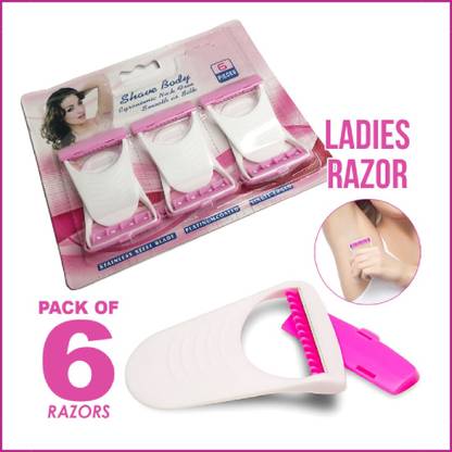 nn Body & Bikini Shaving Razor For Women (6 Pcs Blade), Women