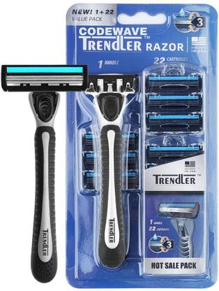 CODEWAVE Trendler razor handle Anti-slip Men Double Edge Razor, Face Cleansing, Men