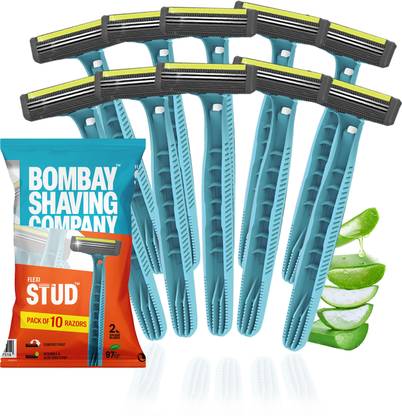 BOMBAY SHAVING COMPANY Flexi Stud Razor for Men with Comfort Pivot & Aloe Strip, Men