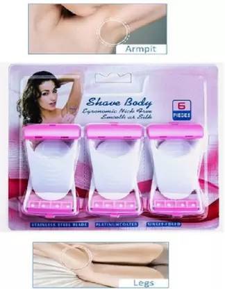 Aylily Blades Bikini Razor under arms shaver, hair remover, private part shaving, Men & Women