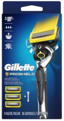 Gillette Fusion5 ProShield Mens 1 Razor 3 Blade Refill Set MADE IN USA, Men